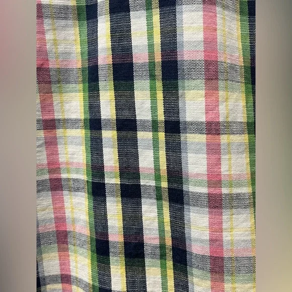 Merona Pastel Plaid Cotton Hooded Anorak Jacket —Women’s XXL (Fits L/XL) *READ* - Picture 3 of 12